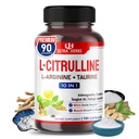 L-Citrulline Συμπληρώματα Καψάκια Εμπλουτισμένα με L-αργινίνη, Ταυρίνη, Creatine, Tongkat Ali, Fadogia Agrestis 