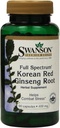 Swanson Premium Full-Spectrum Korean Red Ginseng Root 400 mg 90 Caps - Συσκευασία των Δύο