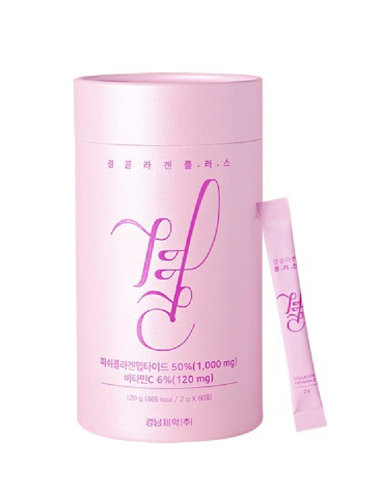 Gyeol Collagen Plus+ (2g*60 Stick Packets) Χαμηλό μοριακό βάρος Κολλαγόνο + Βιταμίνη C