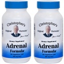 Christopher's Original Formulas Adrenal Formula for Stress Support - Συμπληρώματα υποστήριξης Adrenal - Natural Cortisol Manager - Pack of 2