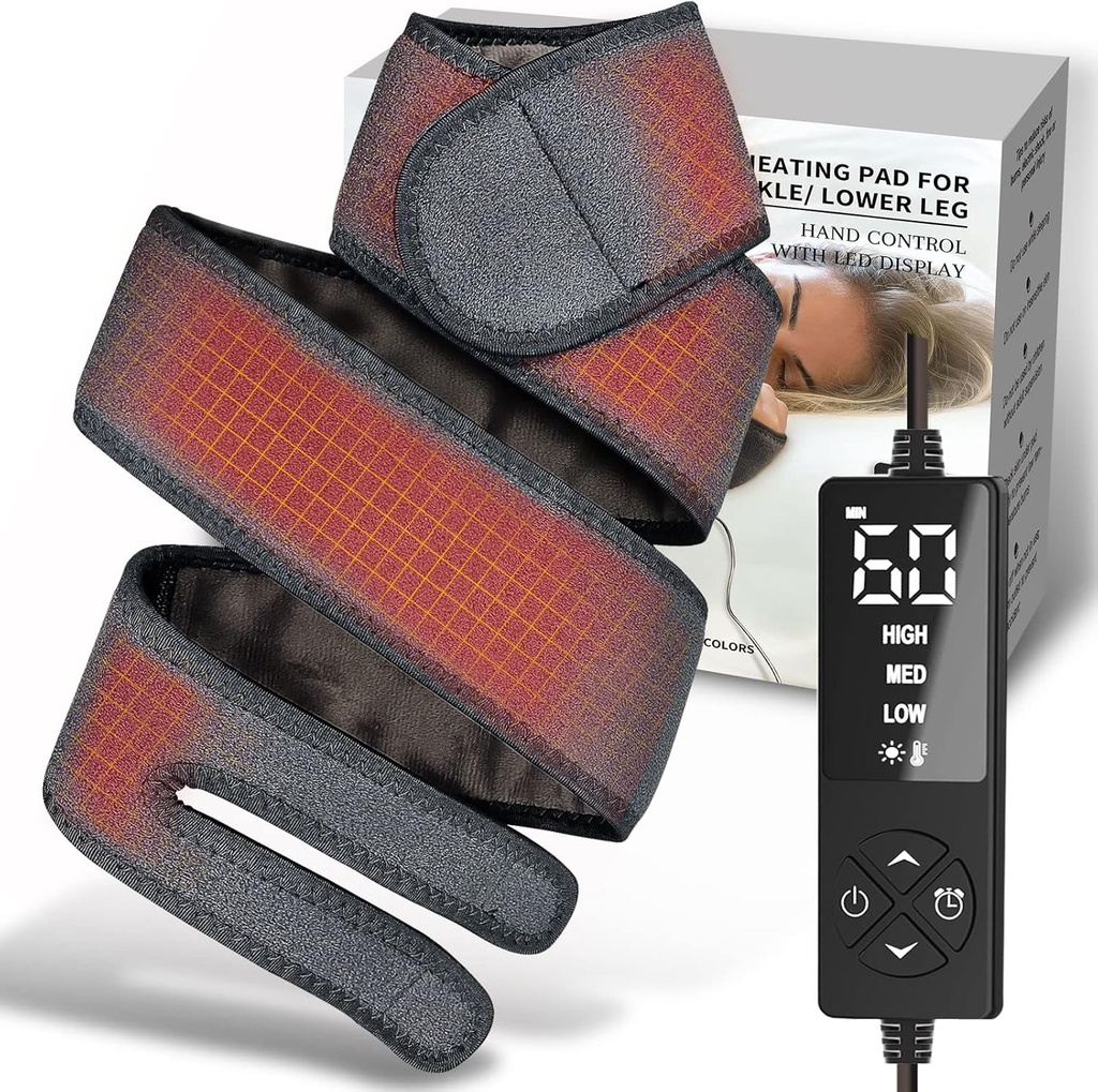 Long Small Θέρμανση Pad for Hands Wrist Arm Elbow Pain Relief, Heated Wrap for Golfers Tennis Elbow, Cubital Carpal Tunnel, Knee Joint Arthritis Leg Ankle Plantar Fasciitis, Αχιλλέας Τενοντίτιδα