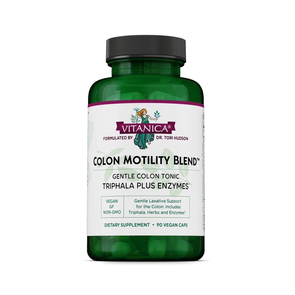 Vitanica Colon Motility Blend, Colon Υποστήριξη, Vegan, 90 κάψουλες
