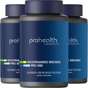 ProHealth Nicotinamide Riboside Pro 500. Patented NR Niagen 500mg Plus 250mg TMG. NAD+ Supplement Boosts NAD+. NR Supplement Proven in 300 Studies. 30 Servings (3 Pack)