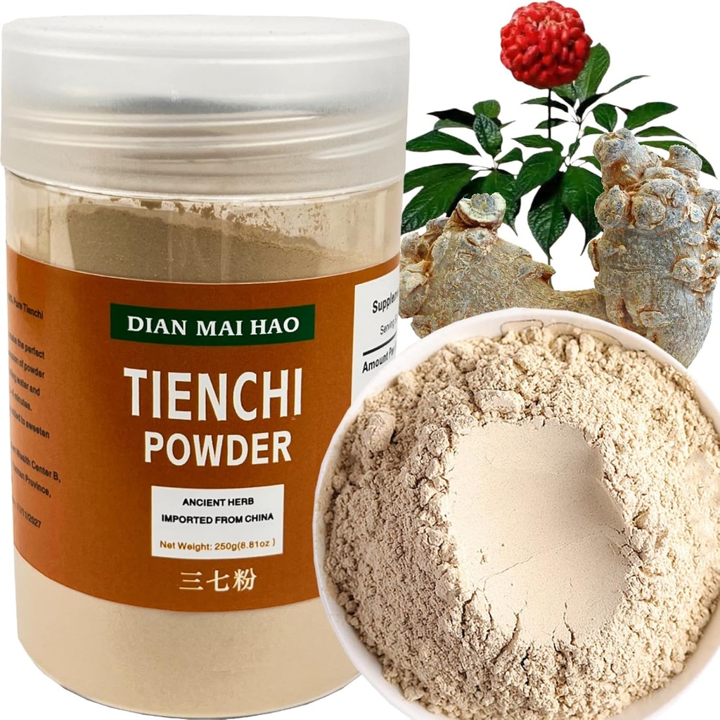 100% Superfine καθαρό φυσικό Yunnan Wenshan Notoginseng Tien Chi ρίζα San Qi Tienchi σκόνη 250g