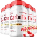 LIVERKA 5 Συσκευασία - Χάπια Carbofix, 60 χάπια Pero μπουκάλι για 30 ημέρες