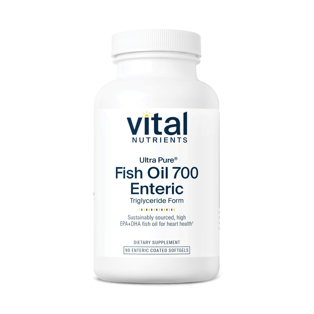 Vital Nutrients Ultra Pure® Fish Oil 700 Enteric Coated 