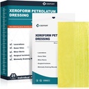Ιατρικό Xeroform Petrolatum Dressing 5x9 - Μη-Adherent Gauze Pad Strip, Fine Mesh Gauze Patch Προμήθειες για την φροντίδα των τραυμάτων, εγκαύματα, παραμάνες, & Δερμάτινα Grafts (πακέτο των 25)