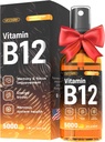 B12 Υγρό Spray - Βιταμίνη B12 σταγόνες για την ενέργεια και λειτουργία νεύρων – Εγκέφαλος υποστήριξης, μνήμη, διάθεση, ανοσοποιητικό σύστημα με B12 Υπογλώσσια Βιταμίνες – Μέγιστη δύναμη Vegan B12 συμπλήρωμα – 2 Fl Oz