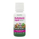 NaturesPlus Ζωική Παρέλαση Παιδική Υγρή Πολυβιταμίνη - Tropical Berry Flavor - 8 fl oz - Ολόκληρο συμπλήρωμα διατροφής - Χορτοφαγικά, Χωρίς Γλουτένη - 16 Σερβίρει