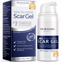 100% Scar Gel Scar Cream σιλικόνης - Advanced Scar Gel για Χειρουργικά Ουλές, C-Τομή, Stretch Marks, Acne, Τραυματισμός, Burns, Keloids, Old and New Scars 1.06oz(30g) (Maximum Strength 100% Silicone)