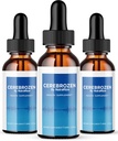 NutraRize (Pack of 3 Cerebrozen Drops - Προηγμένη φόρμουλα για την υγεία του αυτιού, Φυσική υποστήριξη για τη βελτίωση της ακοής, Cerebrozen 24 συμπλήρωμα διατροφής, Κριτικές (90 εξυπηρετούν)