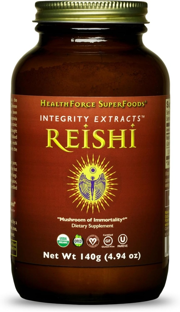 HealthForce SuperFoods Integrity Extracts Reishi - σκόνη - 140 γραμμάρια