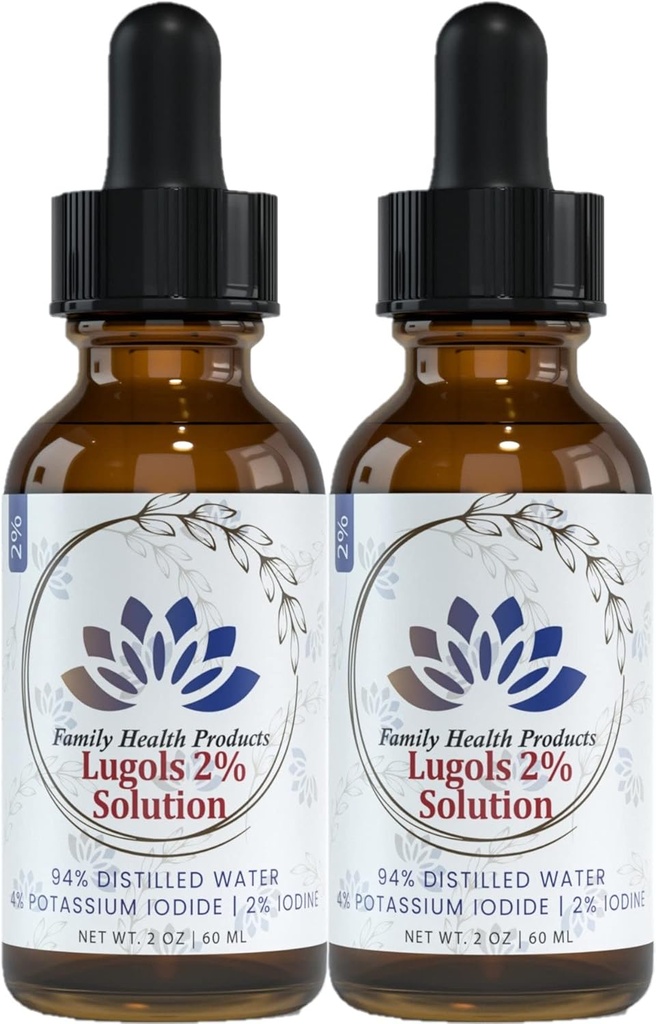Lugols Iodine Solution 2% 2 fl oz Liquid Drops