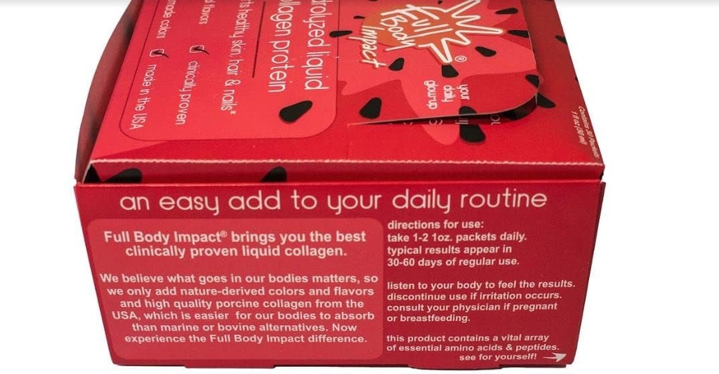 Συμπλήρωμα πρωτεΐνης υγρού κολλαγόνου 16.000mg (16g) υδρολυμένου κολλαγόνου τύπου I & III για υγιή μαλλιά, δέρμα, νύχια και αρθρώσεις, 1oz συσκευασίες (Box of 30), ζάχαρη δωρεάν (Watermelon & Chill)