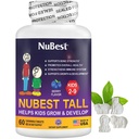 NuBest Tall Kids - Πολυβιταμίνες & Ορυκτά για την ηλικία 2 έως 9 - Δύναμη των οστών & Ανοσία Υποστήριξη - Βοηθά τα παιδιά, Toddlers Υγιεινή - Σχήματα ζώων - 60 Μασώμενα δισκία μούρων 