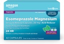 Basic Care Esomeprazole Μαγνήσιο Καθυστερημένα-Απαλείμματα Κάψουλες 20 mg, Οξύ Μειωτήρα, Ψυχρή Μέντα, 42 Count (3 συσκευασίες των 14)