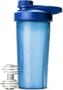 Mr. Pen- Σέικερ Φιάλες για Πρωτεΐνη Mixes με Twist Cap, 28 oz, Blue Protein Shaker Μπουκάλι με Wire Whisk Ball