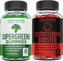 Διατροφή της Ατλαντίδας Supergreens 60 Gummies + Testrosterone Booster 2-Pack (120 Gummies)
