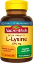 Nature Made Extra Strength L- Lysine 1000 mg δισκία, 60 Count for Protein Synthesis