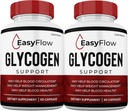 (2 Pack) EasyFlow Blood Support Capsules, Easy Flow Glyco Pills, Glyco Optimizer Capsules Glycogen Supplement, 2 Months Supply