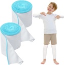 2 Rolls Wet Wraps Bandage for Eczema 3.54'' x 1.97 yd Wet Wrap Therapy for Eczema Treatment for Adults Kids(Blue)