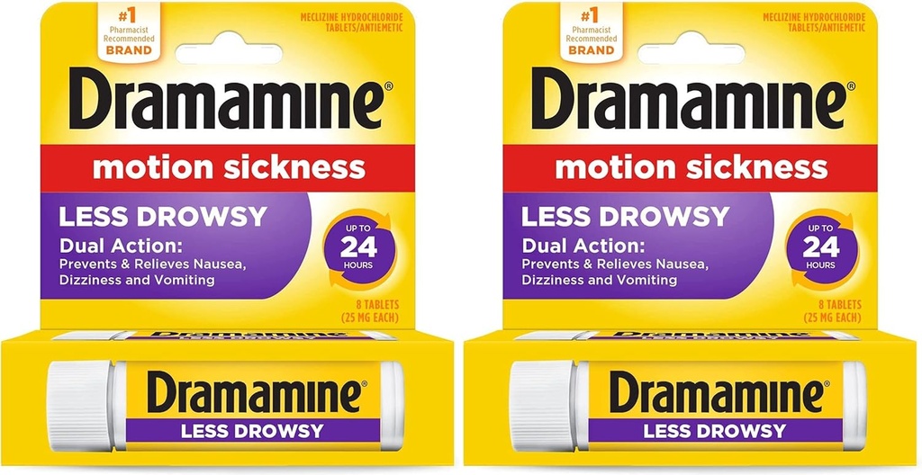 Dramamine All Day Lose Drowsy Motion Relief Ασθένεια 