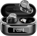 ToZO NC9 Hybrid Active Noise Cancelling Wireless Earbuds, 6 Mics ENC Clear Call, IPX8 Αδιάβροχη, σε Ear Bluetooth 5.3 Ακουστικά Stereo Bass Ear Buds 59H Playtime με οθόνη LED 32 EQs μέσω APP