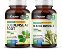 BIO KRAUTER Goldenseal 100 κάψουλες & Bladderwrack 100 κάψουλες