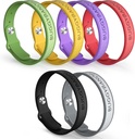 Mosquito Repellent Βραχιόλια, 6 Pack Silicone Mosquito Repellent Bands με DEET Δωρεάν, Φυσικό & Αδιάβροχο Bug Wristbands για παιδιά και ενήλικες, Εξωτερική ταξιδιωτική προστασία