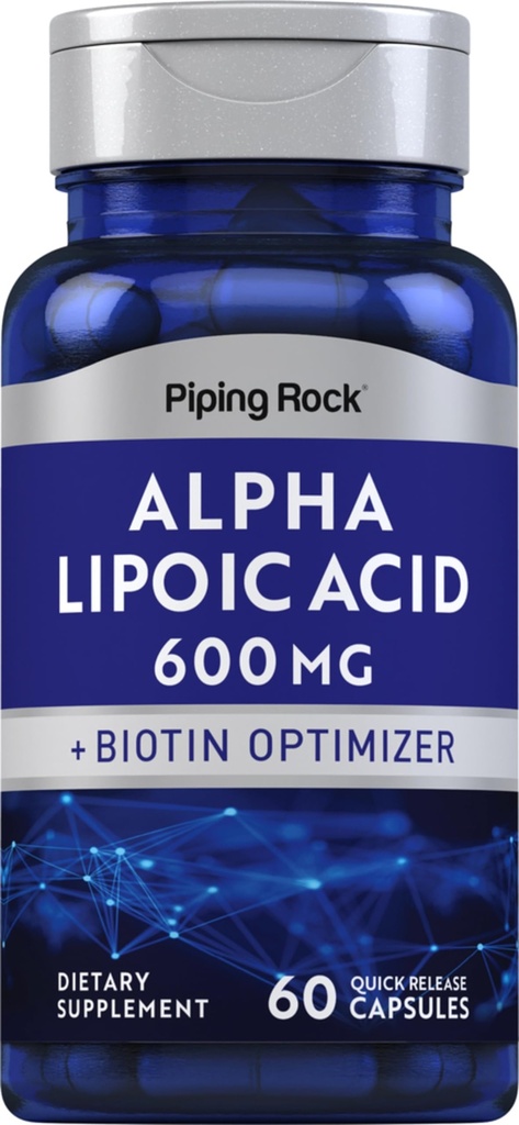 Piping Rock Alpha Lipoic Acid 600mg 
