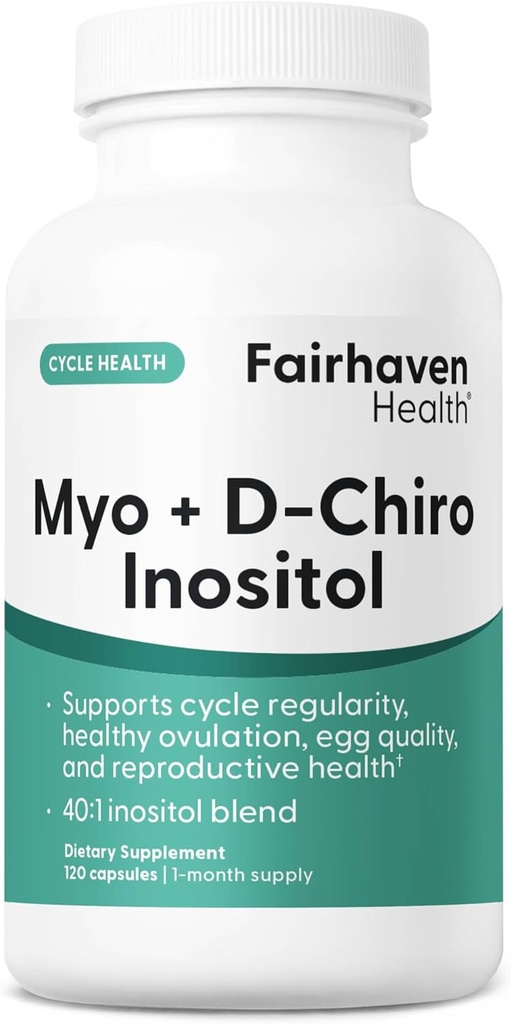 Fairhaven Health Myo-Inositol και D-Chiro Inositol συμπλήρωμα για τις γυναίκες 