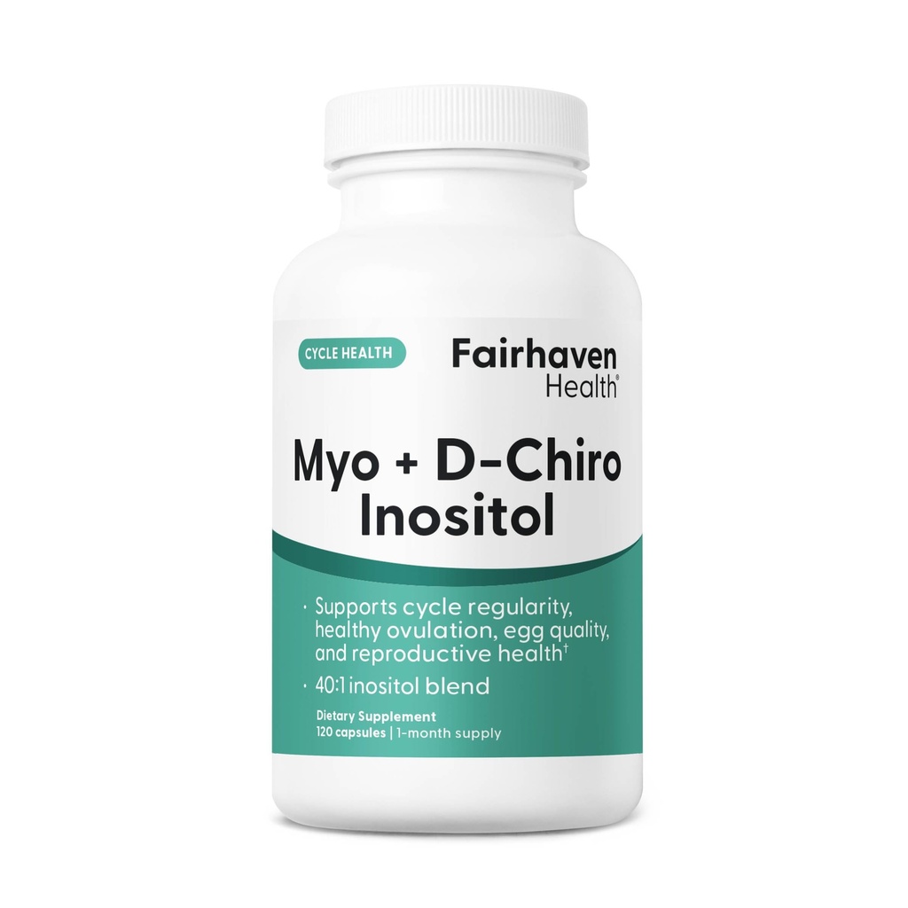 Fairhaven Health Myo-Inositol και D-Chiro Inositol συμπλήρωμα για τις γυναίκες 