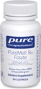 Pure Encapsulations PureMelt B12 Folate - Ενεργή βιταμίνη Β με L-5-MTHF - Μεταβολισμός Υποστήριξη & Κόκκινη λειτουργία κυττάρων αίματος* - Μη-ΓΤΟ & Vegan - 90 Lozenges