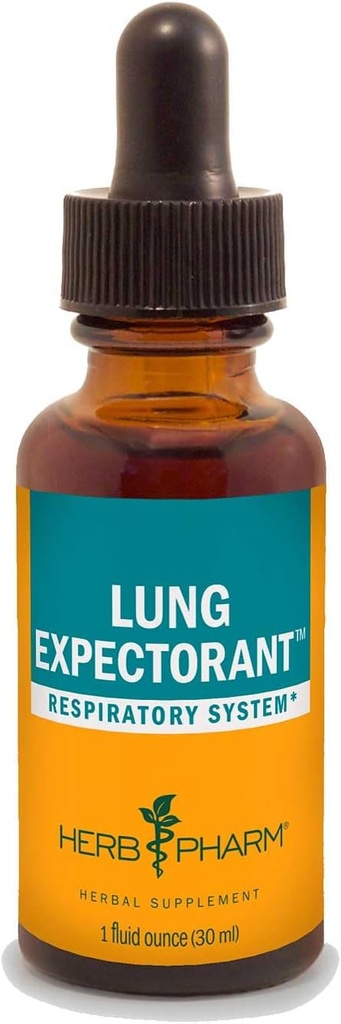 Herb Pharm Lung Required Liquid Herbal Formula για την υποστήριξη της αναπνευστικής ανοσοαπόκρισης - 1 ουγγιά (πακέτο του 1)