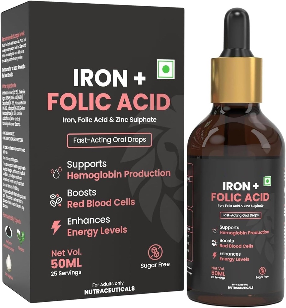 DURJA Iron + Follic Acid Drops 