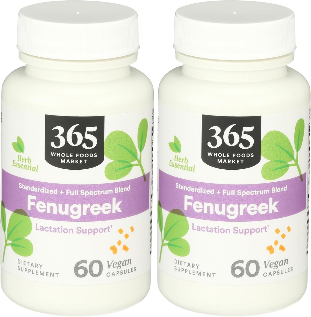 365 από το Whole Foods Market Fenugreek, 60 CT (Pack of 2)