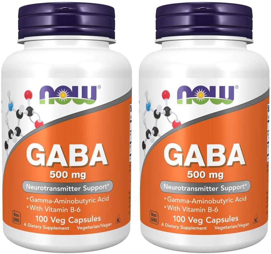 ΤΩΡΑ Gaba 500mg, 100 Count (πακέτο του 2)