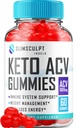 Slimsculpt Keto ACV Gummies - Advanced Formula Slim Sculpt Keto Plus ACV Gummies Apple Cider Vinegar Keto Slimsculpt ACV Gummies Dietary Supplement Κριτικές Άνδρες Γυναίκες (60 Gummies)