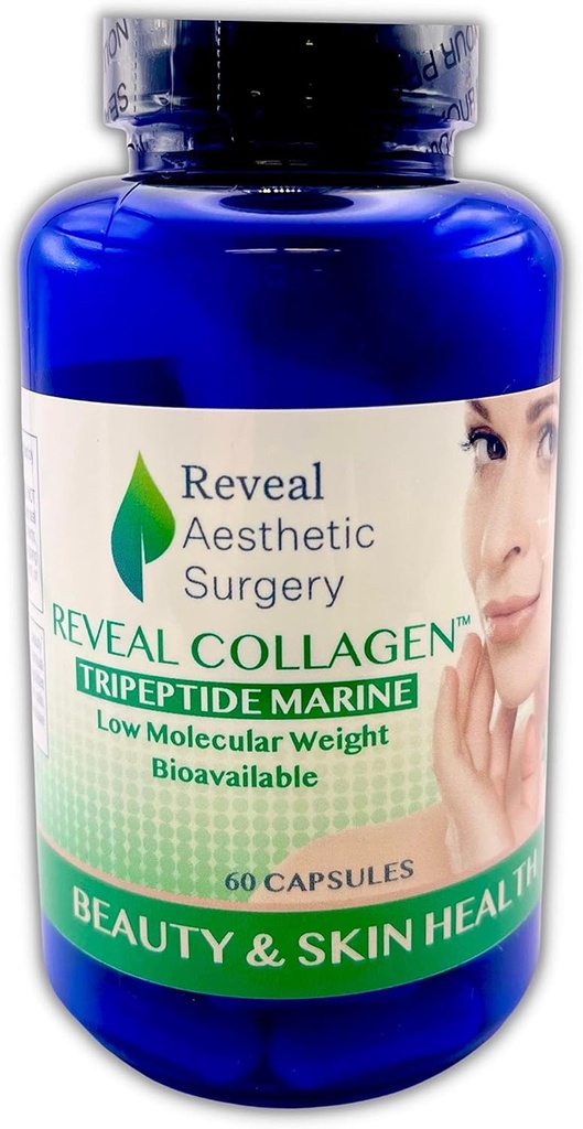 Reveal Collagen- Trieptide Marine Χαμηλού μοριακού βάρους βιοδιαθέσιμα- 60 καψάκια