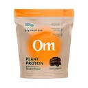 OM MUSHROOM SUPERFOOD Master Blend Vegan Πρωτεΐνη φυτού βιολογικής σοκολάτας με 10 μανιτάρια, Ashwagandha, BCAAs & B12 – Ενέργεια, ανάκτηση & ανοσοποιητική υποστήριξη – 1,2 lb (16 υπηρεσίες)