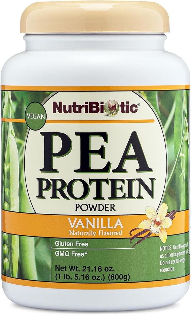 Nutribiotic Pea Protein Vanilla 21 Oz 
