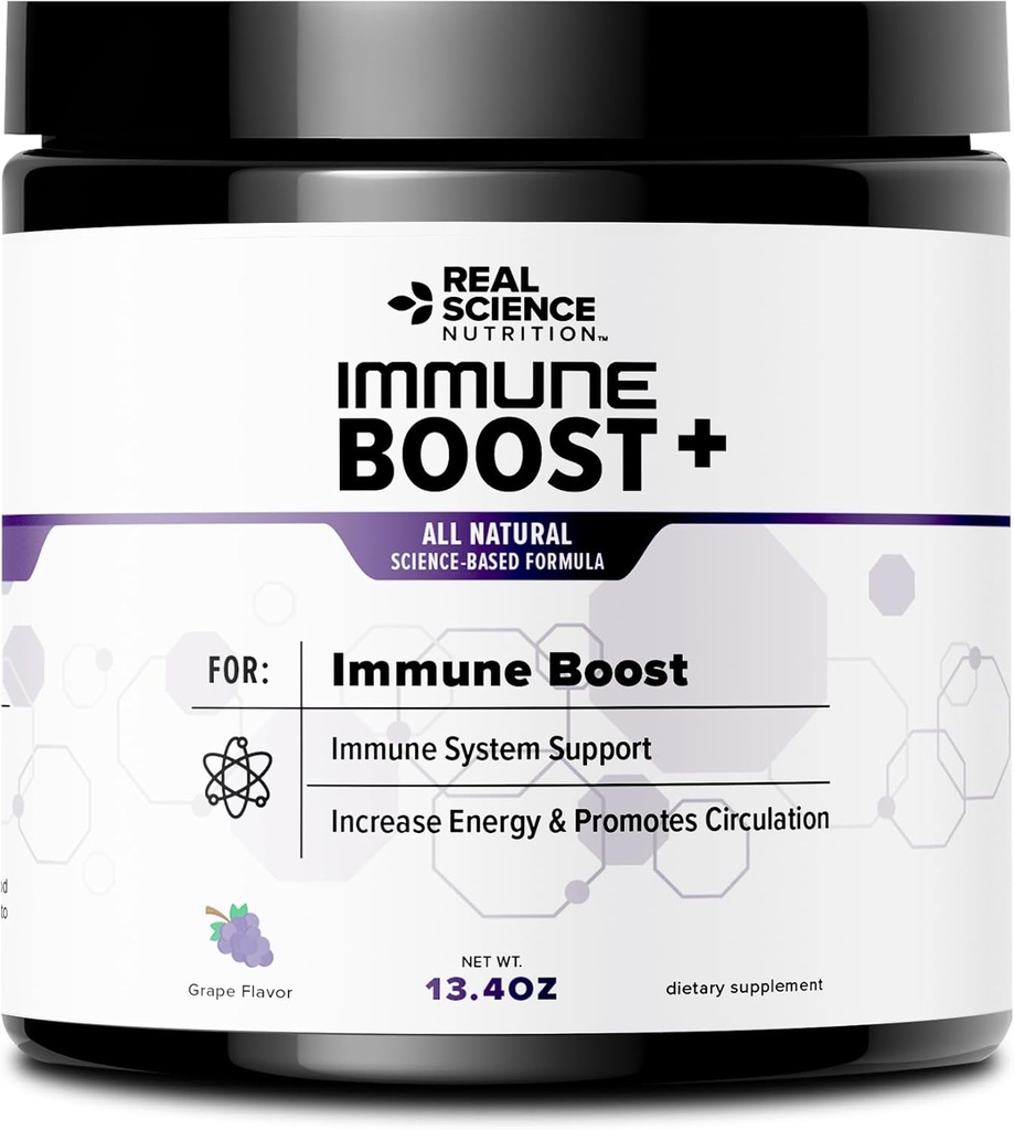 Immune Boost Plus Φυσική φόρμουλα ανοσίας, Ενισχύστε την υγεία και την ευεξία του ανοσοποιητικού συστήματος, Πιο Ισχυρό από Elderberry, Ψευδάργυρος, Echinacea - σε γρήγορη δράση σκόνη