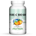 Vitamin C Complex 600 mg συμπλήρωμα – Προτεινόμενη ημερήσια δόση δισκία βιταμίνης C με Λεμόνι Bioflavonoids, Ασβέστιο & Φώσφορο – ανοσοποιητική υποστήριξη υγείας – Pure- C Bio 600 Non- GMO, VIT C Vegan 180 δισκία