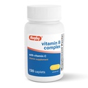 Σύμπλεγμα Rugby Vitamin B με Βιταμίνη C - Χωρίς γλουτένη Β Σύμπλεκτες Βιταμίνες για Ενέργεια, Μεταβολισμό, Νεύρο και Ανοσοποιητική Υποστήριξη, 130 Caplets