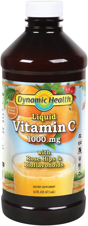 Dynamic HealthLiquid Vitamin C, 1000 mg, 16- Ounce Φιάλες