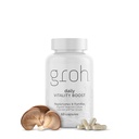 Groh Daily Vitality Boost - All Natural Hair Growth Supplement powered by ErgoD2 - Πλούσιο σε Αντιοξειδωτικά - Βιταμίνες για Ισχυρότερη Μαλλιά, Δέρμα & Νύχια- Καλύτερη Επιλογή για Λεπτά Μαλλιά - 60 Count