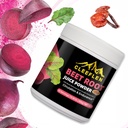 Generic CLEEFLEN Organic Beetroot Powder: Χωρίς ζάχαρη, ιδιαίτερα συμπυκνωμένο συμπλήρωμα ιδανικό για bodybuilding, κυκλοφορία, και αντοχή, γεμάτο με superfood οφέλη