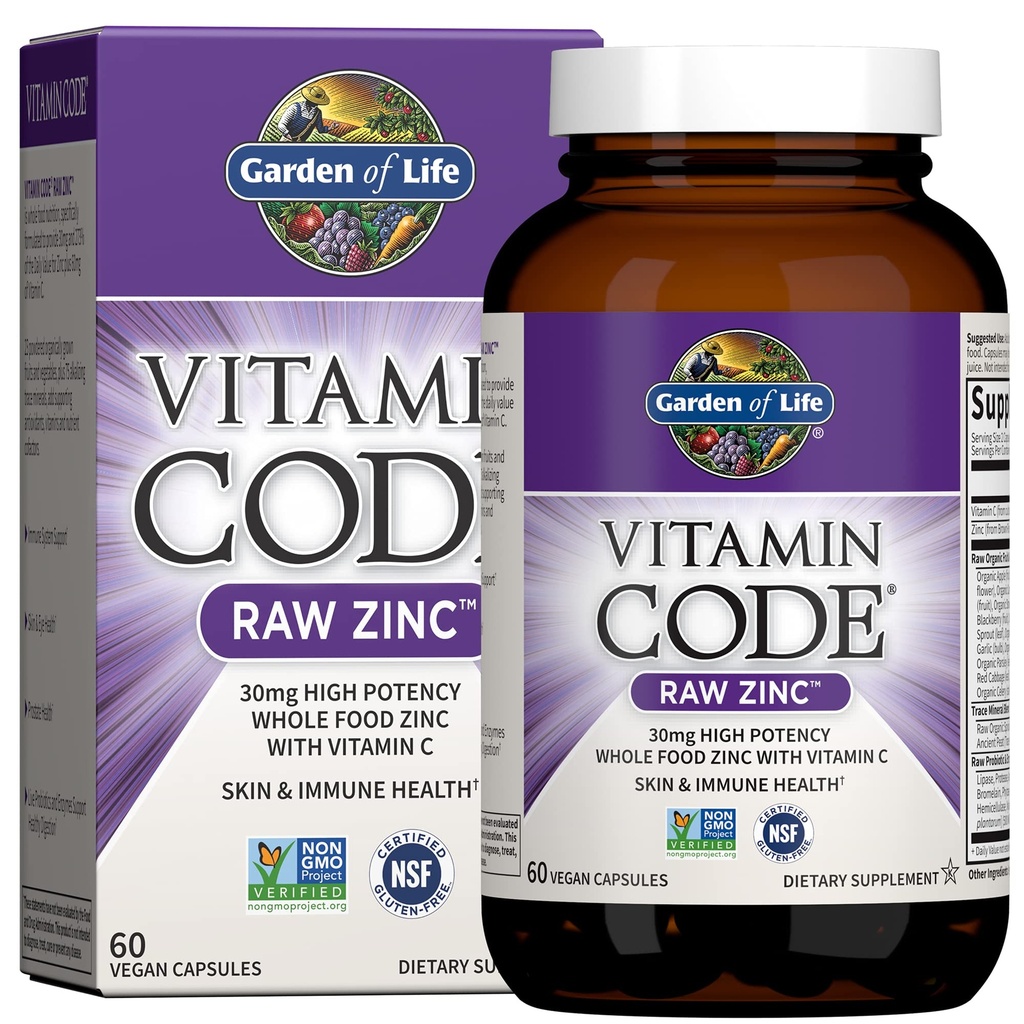 Κήπος Ζωής Ψευδάργυρος 30mg + Sea-Iodine Kelp Iodine Thyroid Υποστήριξη 60 κάψουλες
