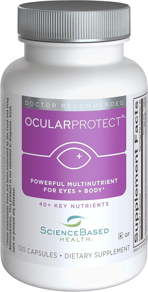 OcularProtect Full Body Formula - Εξειδικευμένο πολυθρεπτικό μάτι & σώμα - 120 κάψουλες