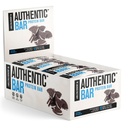 Authentic Bar Cookie Crumble Protein Bars - Γευστικές μπάρες αντικατάστασης γεύματος Energy Bars w/ 15g Whey Protein Isolate, Natural Sugars from Pure Honey, Healthy Fat Peat Butter Foundation - 12 Pack